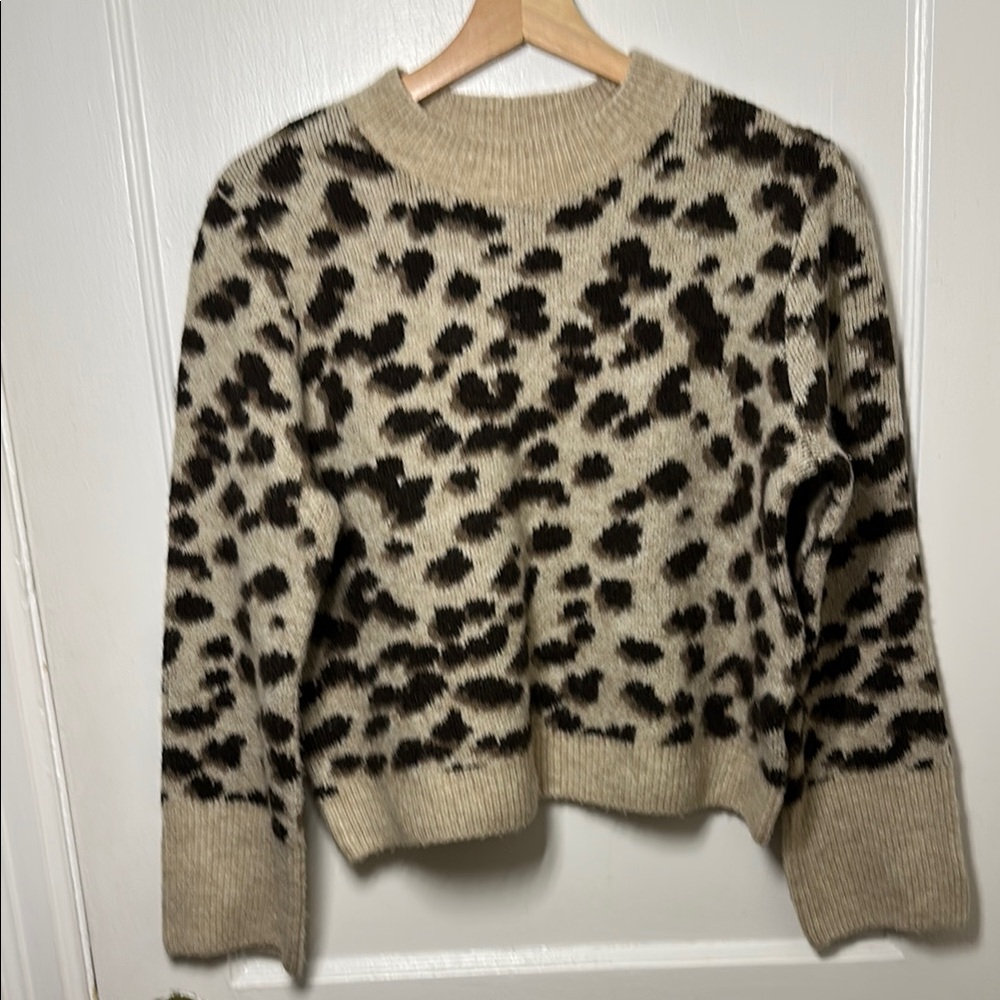 Leopard Print Sweater - h&m